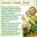 El poder y la devoción en la oración a San José del Papa Francisco: Una guía espiritual para encontrar protección y bendiciones