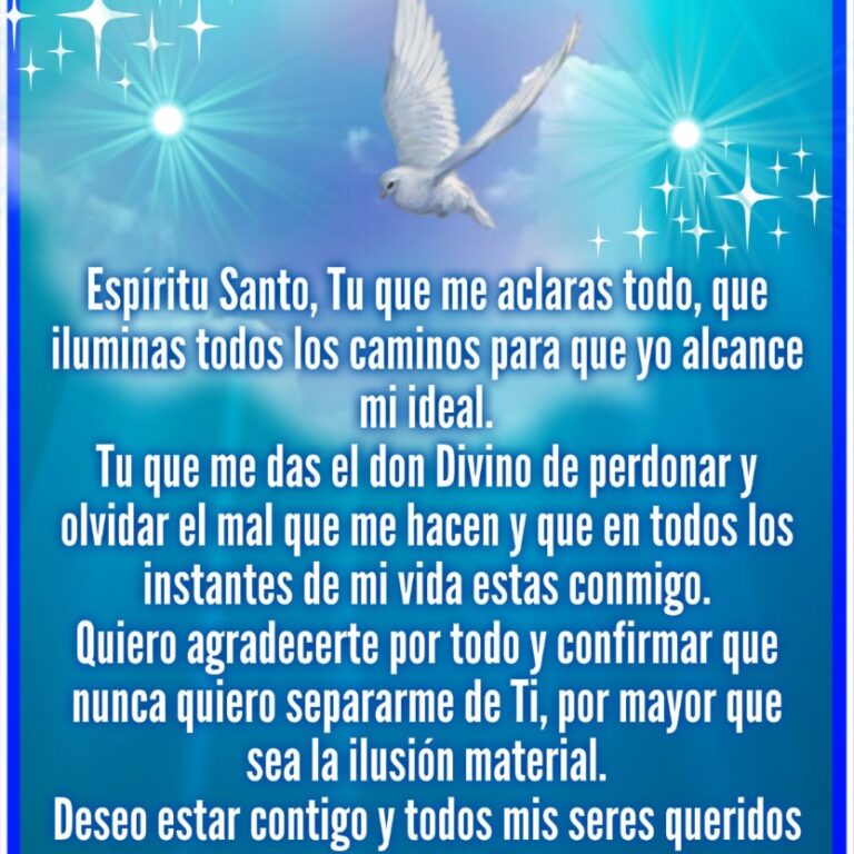 Oración al Espíritu Santo para jóvenes: fortalece tu fe y guía tu ...